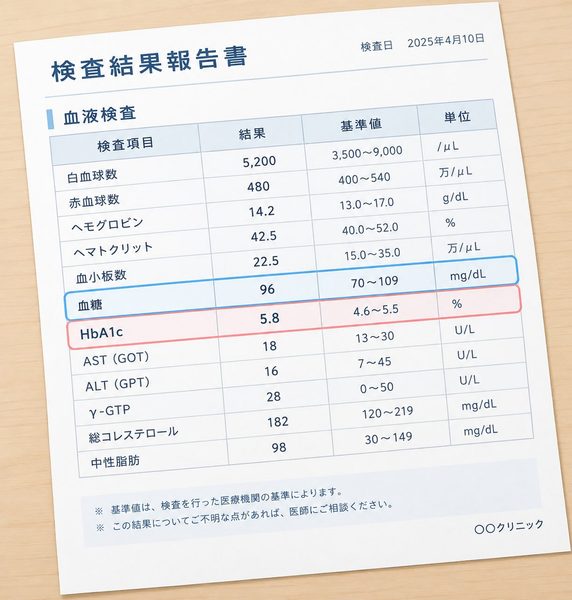 健診の血糖値とHbA1cの違いとは?医師が解説のアイキャッチ画像